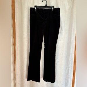 Banana Republic Women’s Black Velvet Dress Pants